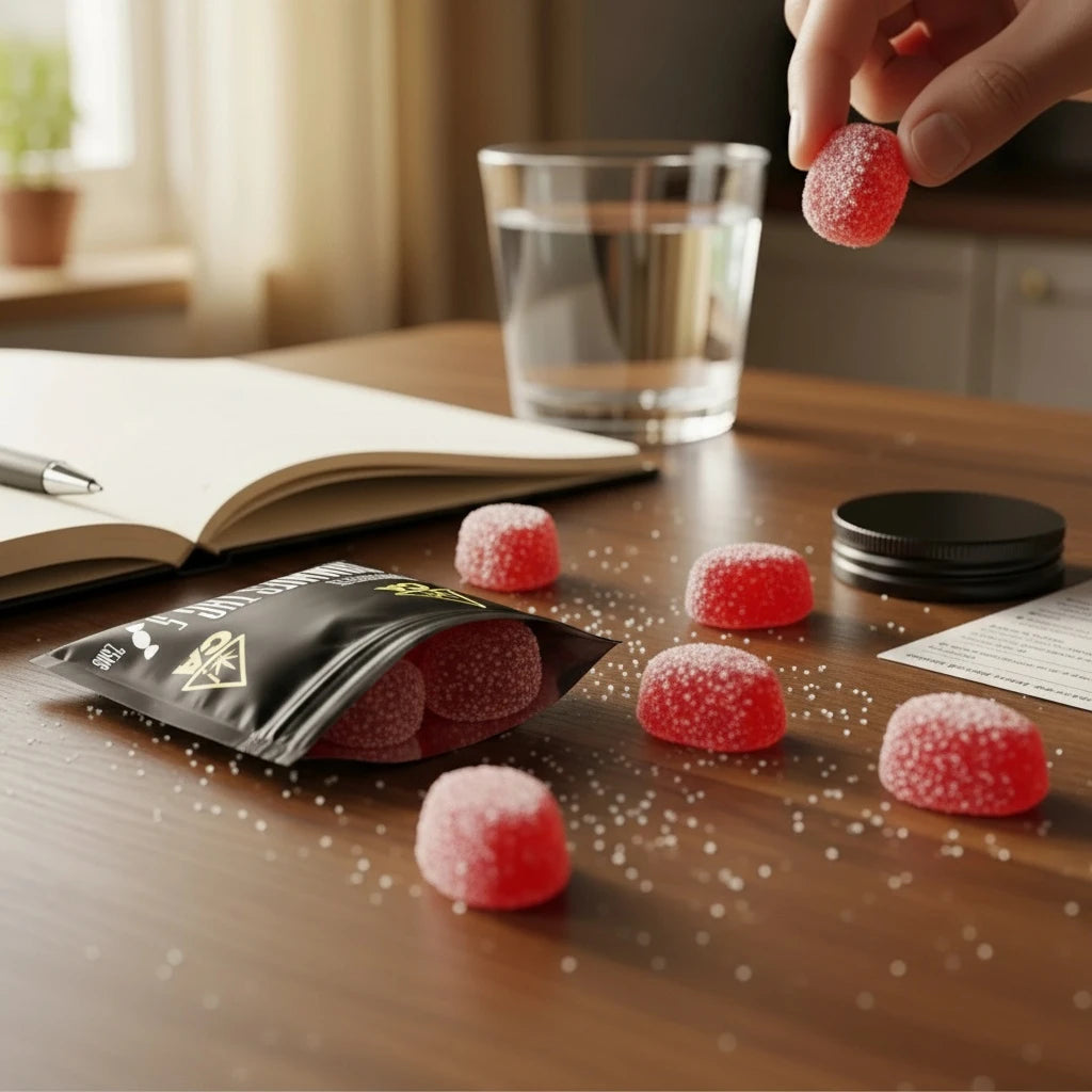 effets puissants de gummies THC