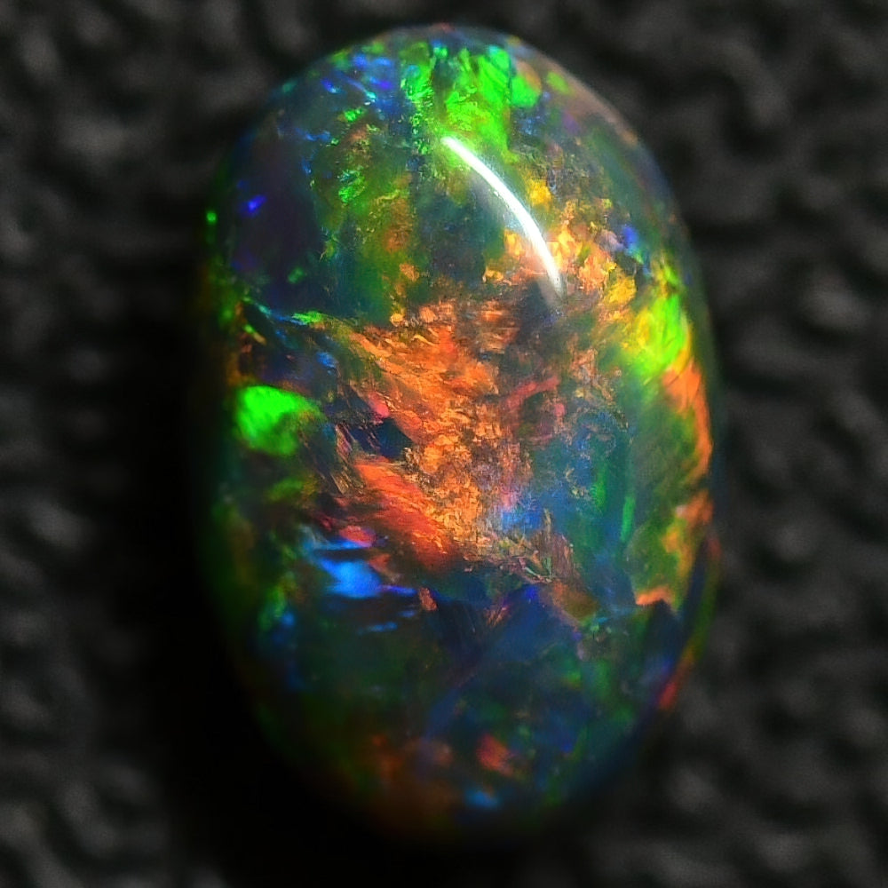  cts Australian Black Opal Lightning Ridge Stone Solid - Absolute Opals  & Gems