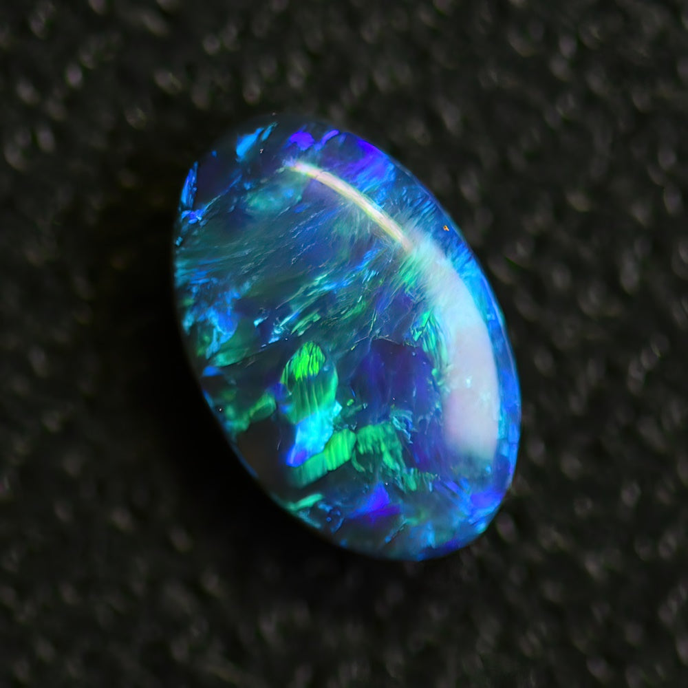  cts Australian Black Solid Opal, Lightning Ridge CMR - Absolute Opals  & Gems