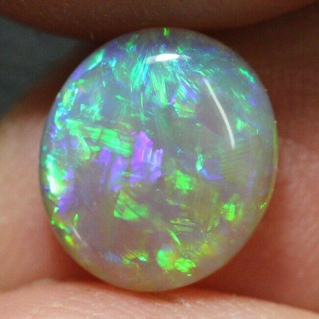Australian Opal Ridge ,Crystal Cabochon Stone 2.10 cts - Absolute Opals &