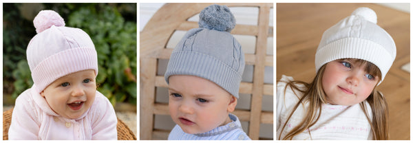 Baby Bobble Hats from Emile et Rose