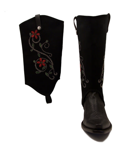 Black and Red Boot Cover