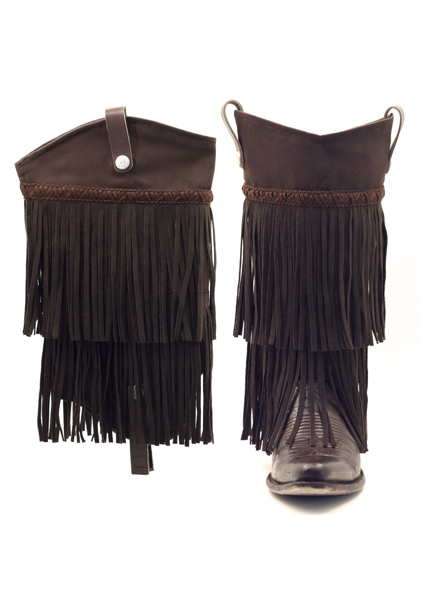 Fringe Braided - Black - BootRoxx