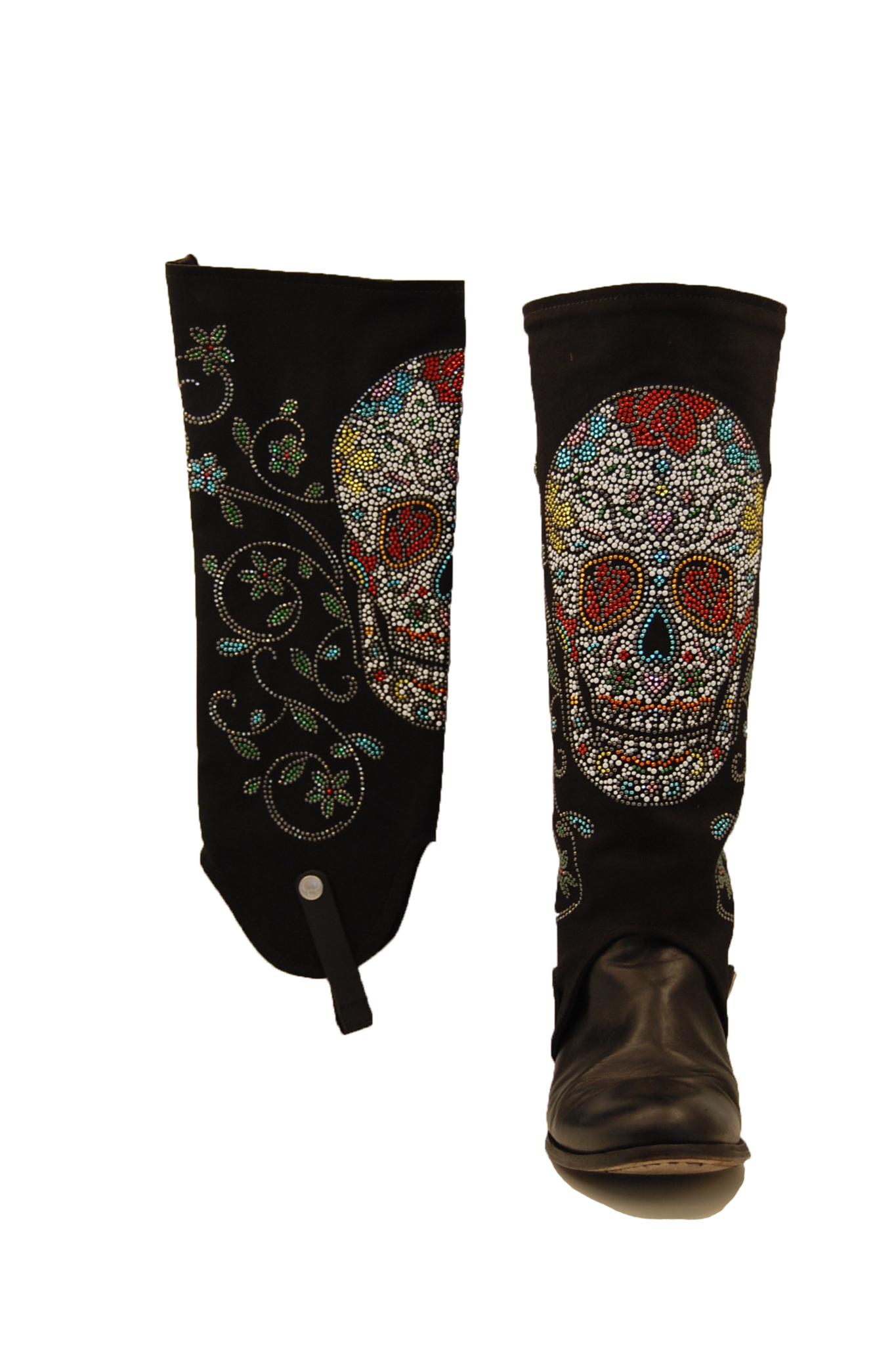 Sugar Skull EQ - Black - BootRoxx