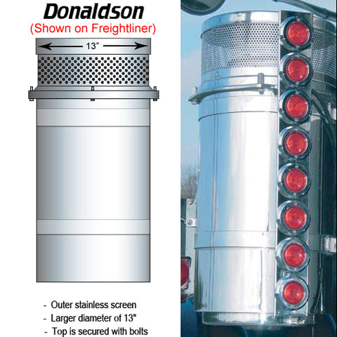 Donaldson brand air cleaner breathers diagram