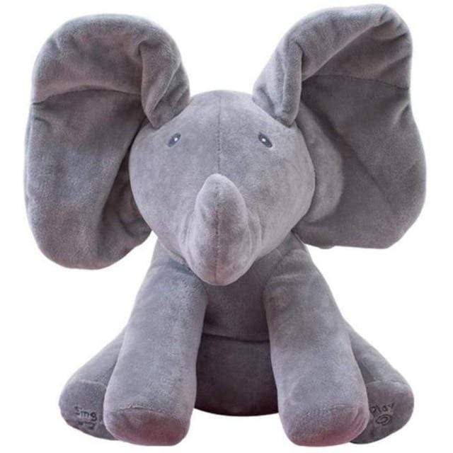 grey elephant teddy bear