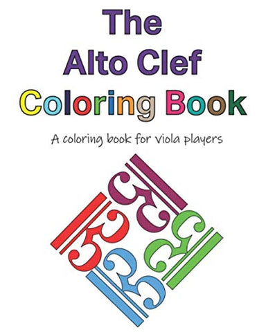 alto clef coloring book