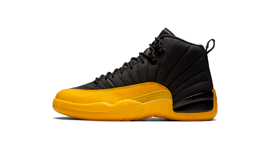 air jordan 12 black university gold shirt