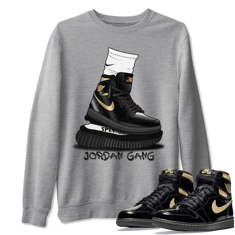 black and gold jordan sweatshirt