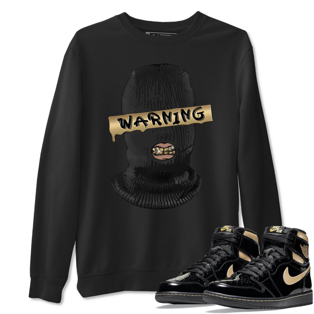 black and gold jordan sweatshirt