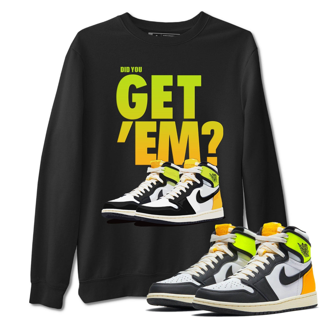 Air Jordan 1 Volt Gold Sneaker Shirts 