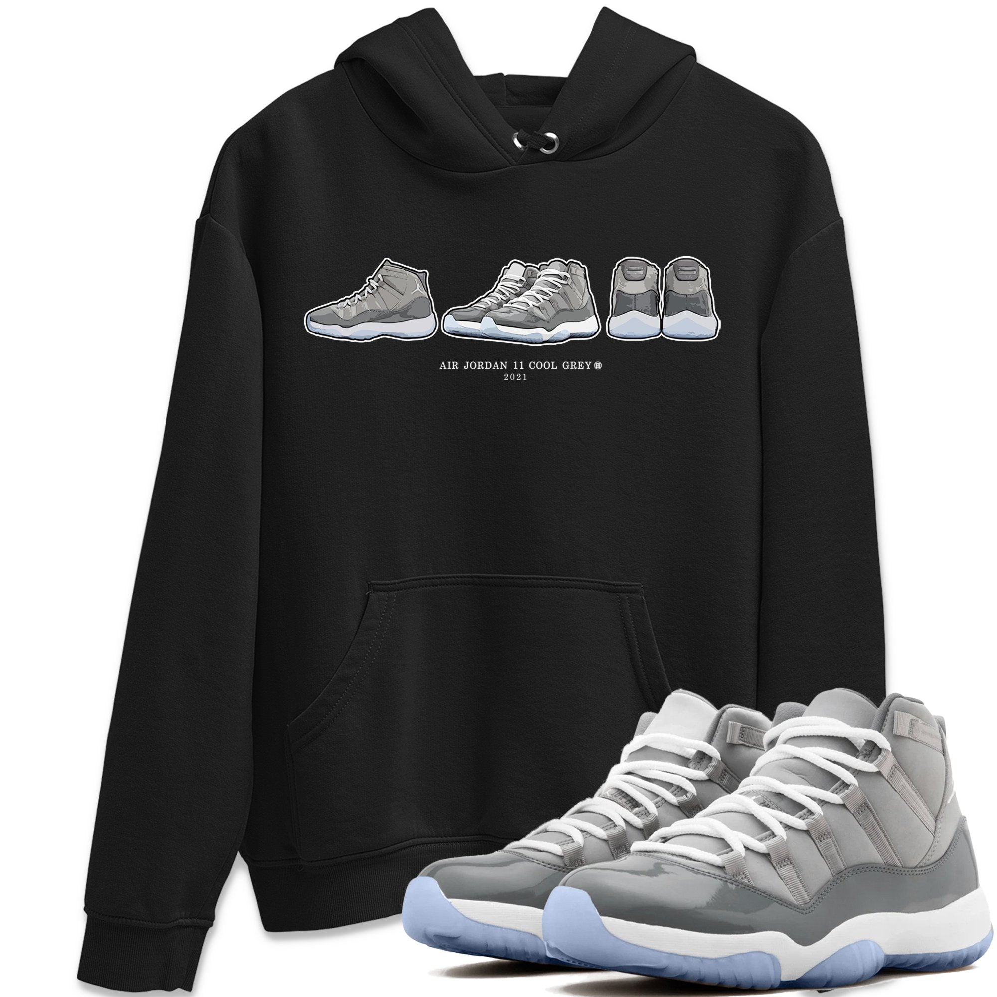 cool grey 11 hoodie