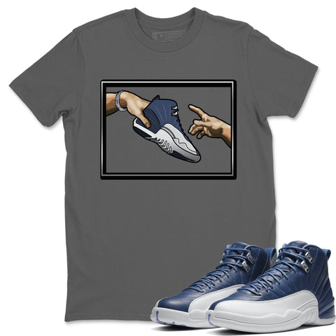 stone blue jordan shirt