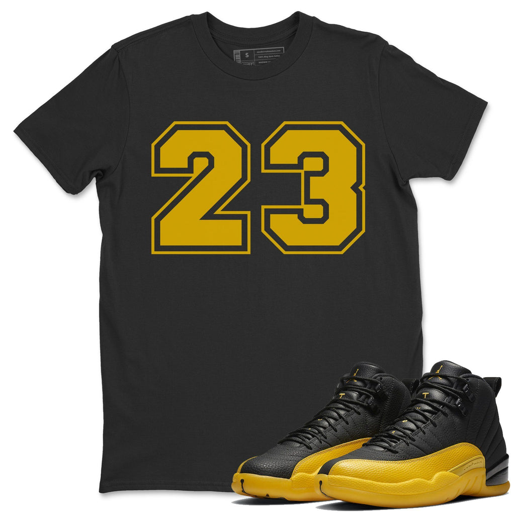 black and yellow jordan 12s