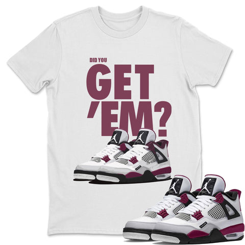 Air Jordan 4 PSG Sneaker Shirts And 