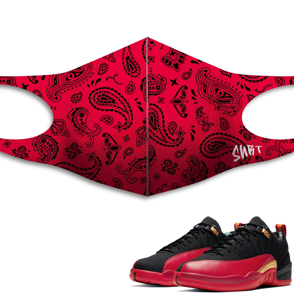 red bandana jordans