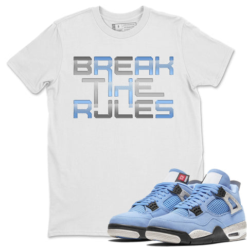 jordan 4 university blue with shorts