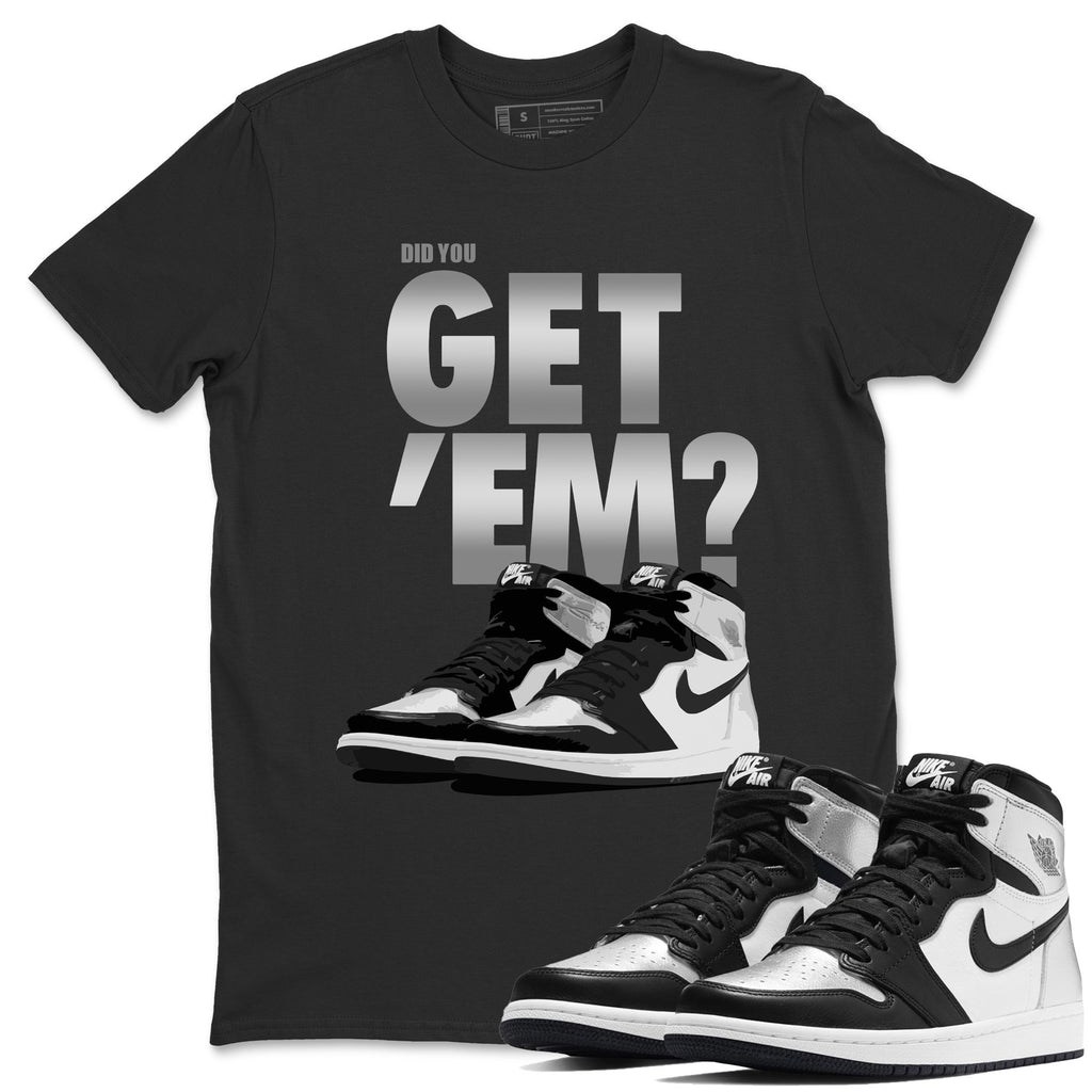 silver jordan shirt