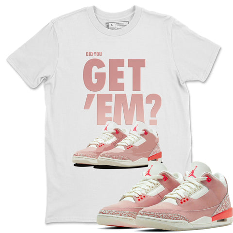 Air Jordan 3 Rust Pink Sneaker Shirts And Sneaker Matching Outfits Jordan Plate T Shirt Sneaker Release Tees