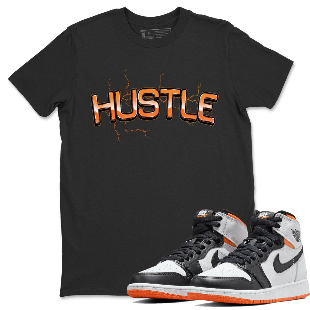 orange and black jordan 1 outfit