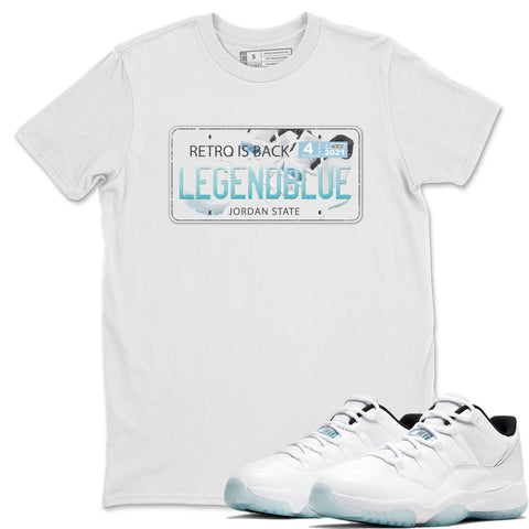 Air Jordan 11 Low Legend Blue Sneaker Matching Tees Outfit And Aj11 Legend Blue Accessories Sneaker Release Tees