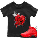 Mad In Love Kids T-Shirt - Air Jordan 9 Chile Red