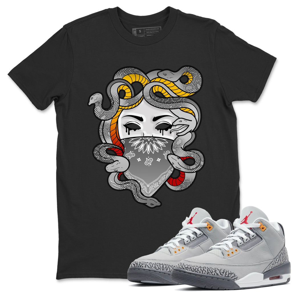 Air Jordan 3 Cool Grey Sneaker Shirts And Sneaker Matching Outfits Medusa T Shirt Sneaker Release Tees