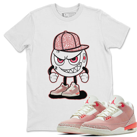 Air Jordan 3 Retro Wmns Rust Pink Sneakers Matching Tees Outfit And Aj3 Rust Pink Accessories Sneaker Release Tees