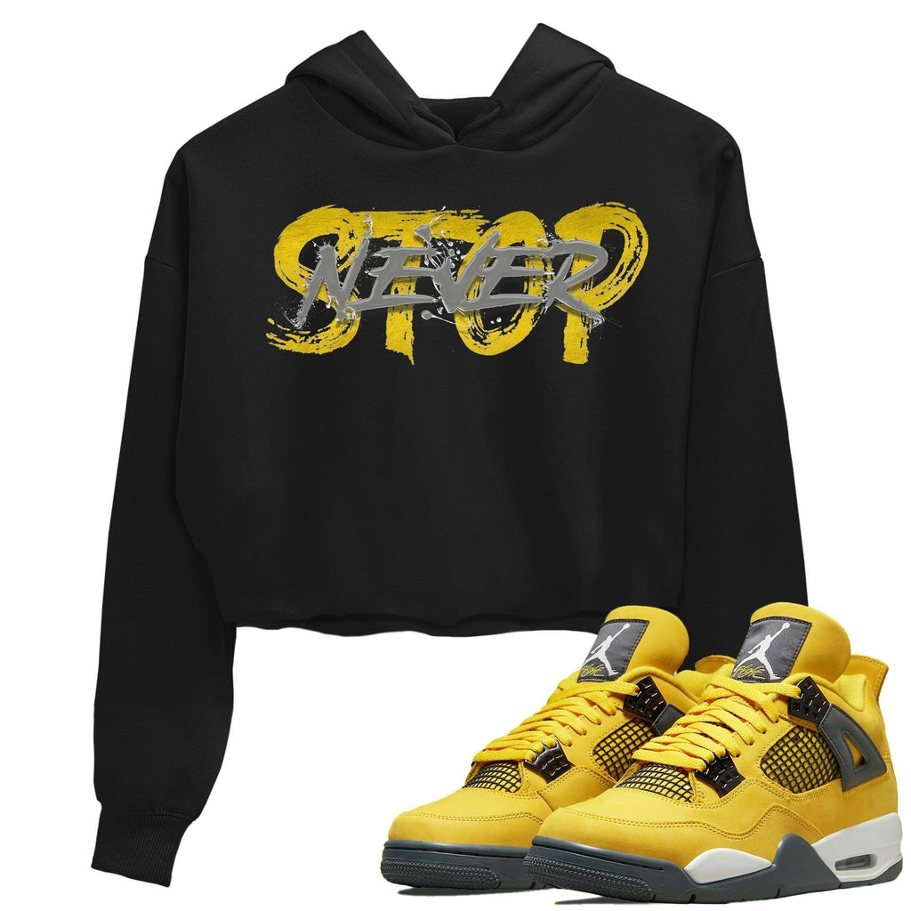 jordan aj4 lightning pullover hoodie