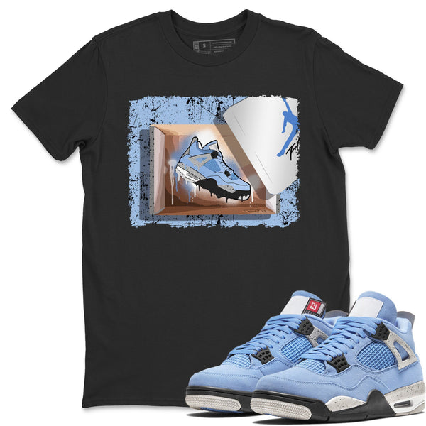 jordan 4 university blue matching shirts