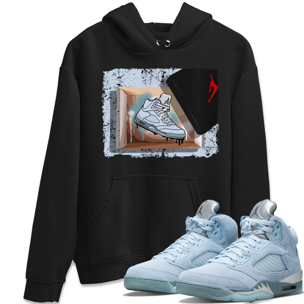 blue bird jordan 5 outfit