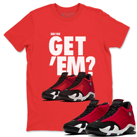 Sneaker Shirt- Air Jordan 14 Gym Red 