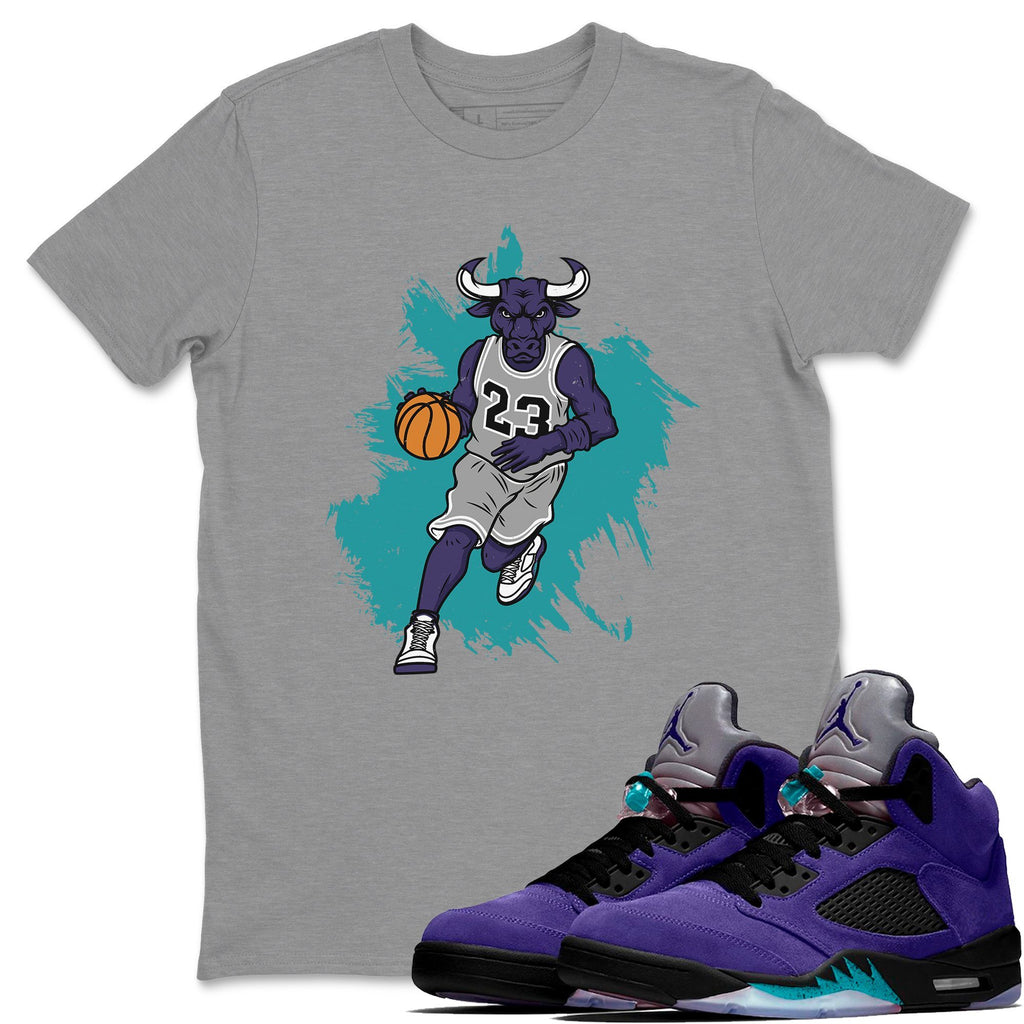 purple and green jordan 1 shirt