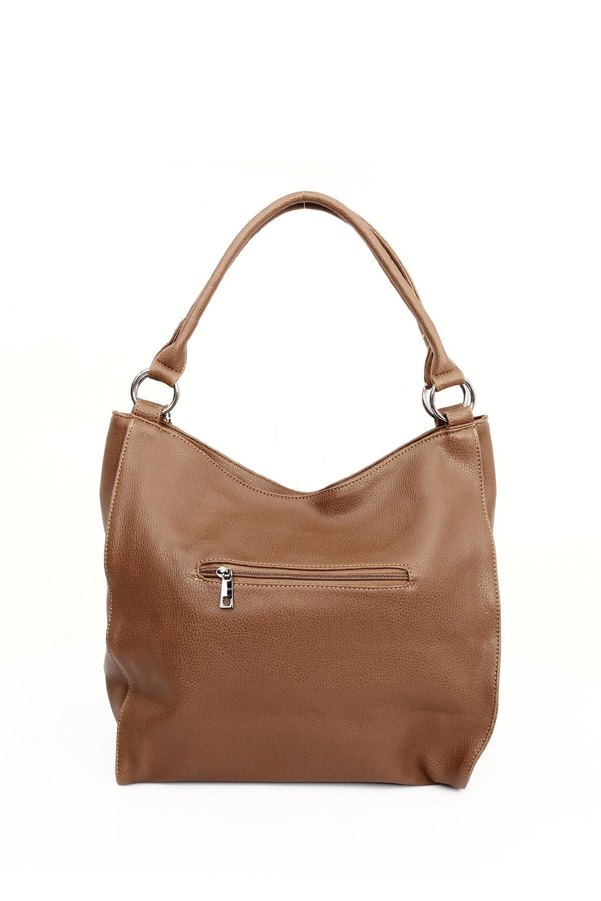 Ginger Brown Leather Shoulder & Handbag