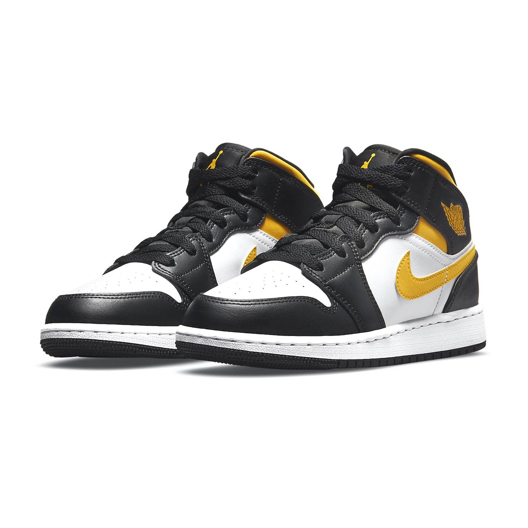 Air Jordan 1 Mid White Pollen Black – Aglet