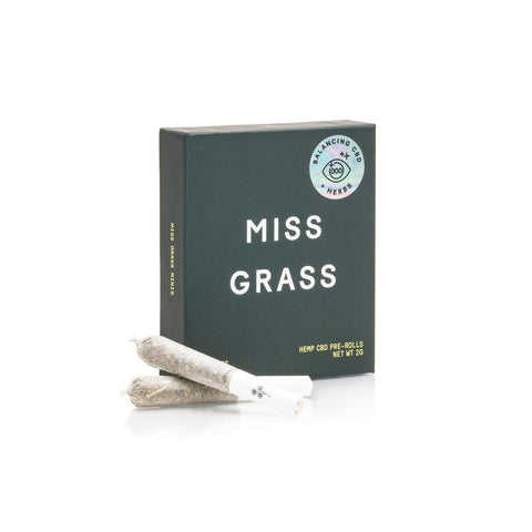 Miss Grass 000 Hemp + Herb Mini Pre-Rolls for Balance