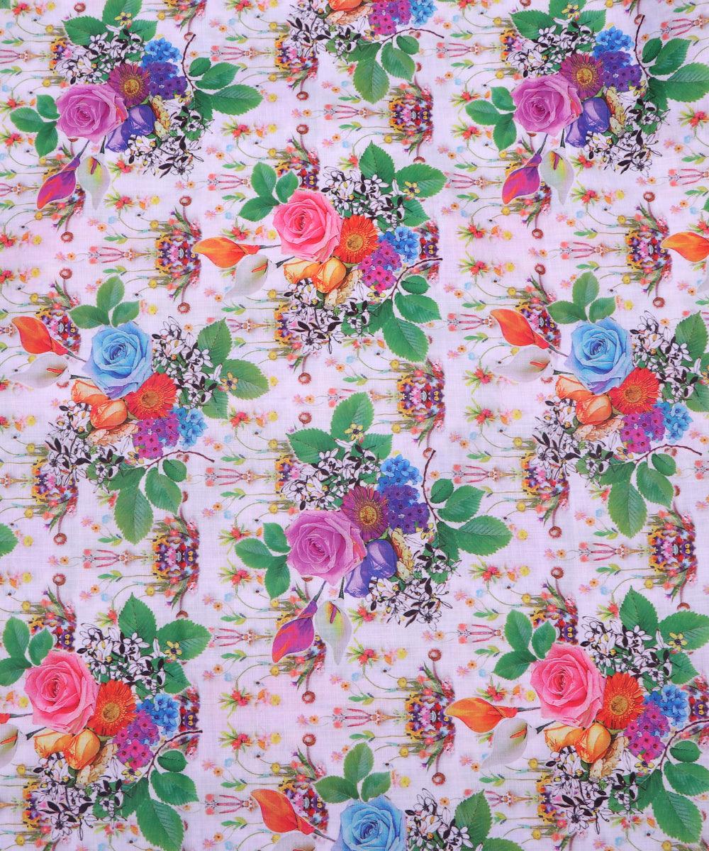 Cotton Digital Print Fabric At Fabric Dekho