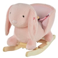 Personalised Rocking Horse Rocking Pink  Bunny 0