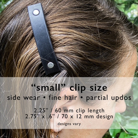 Small hair clip for fine hair