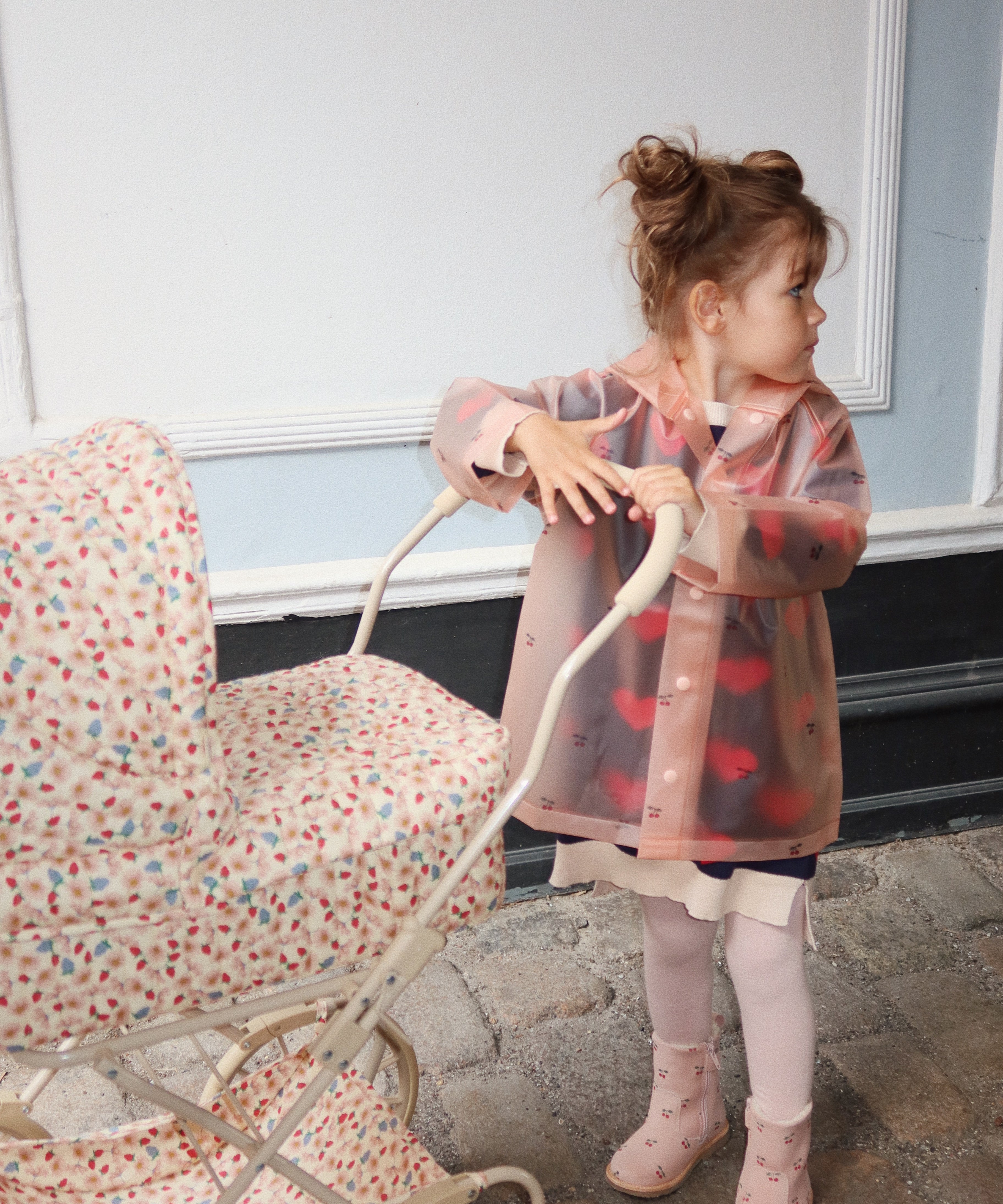 Doll stroller Ma grande cerise