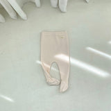 Ribbed Footed Legging - Cream