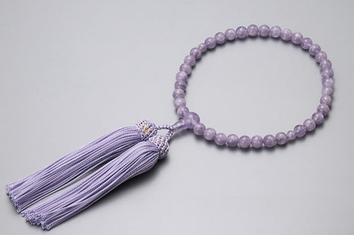 buddhist prayer beads amethyst Ladys