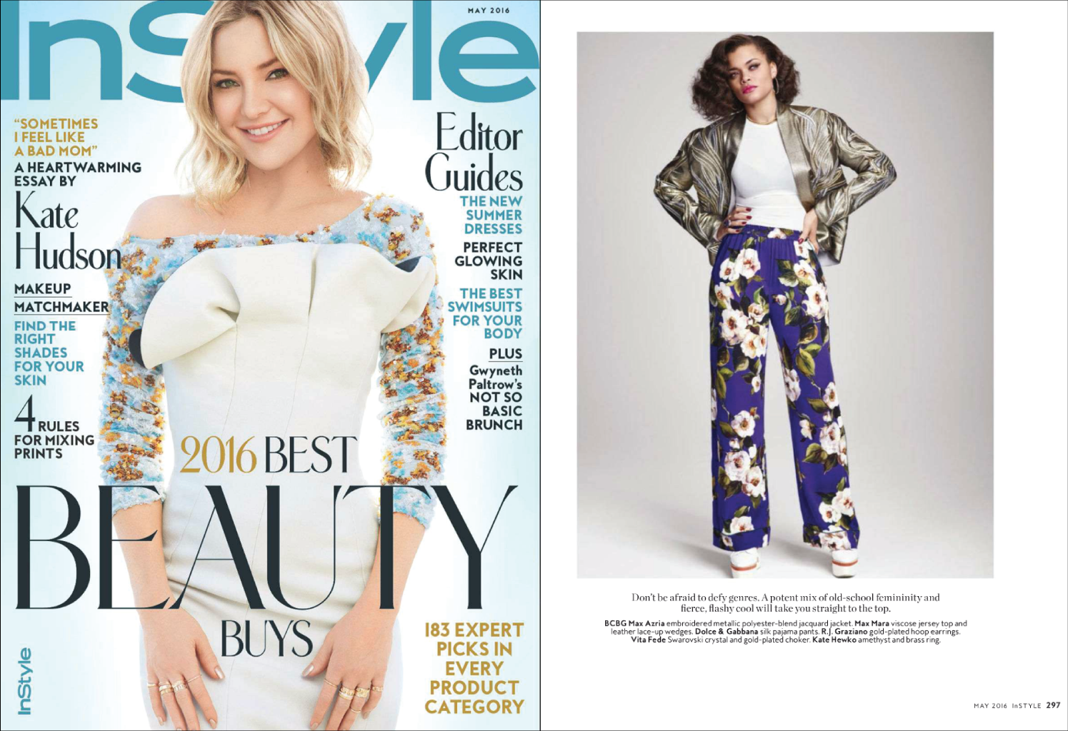 InStyle Magazine Featuring Kate Hewko