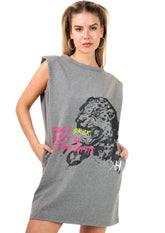 KH Graphic Tank Dress Dresses Kate Hewko 