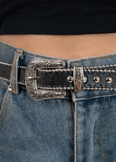 Studded Western Buckle Belt Belts Kate Hewko 