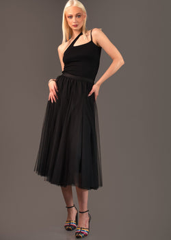 Long Sheer Tulle Skirt - Kate Hewko