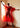 Avant Garde Tulle Overlay Dresses Kate Hewko One Size Red 