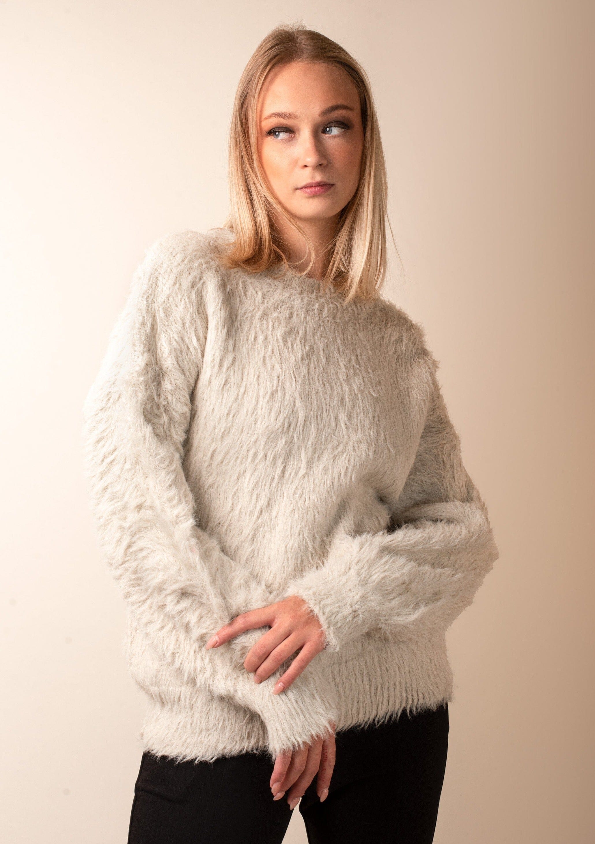 Faux Mohair Sweater