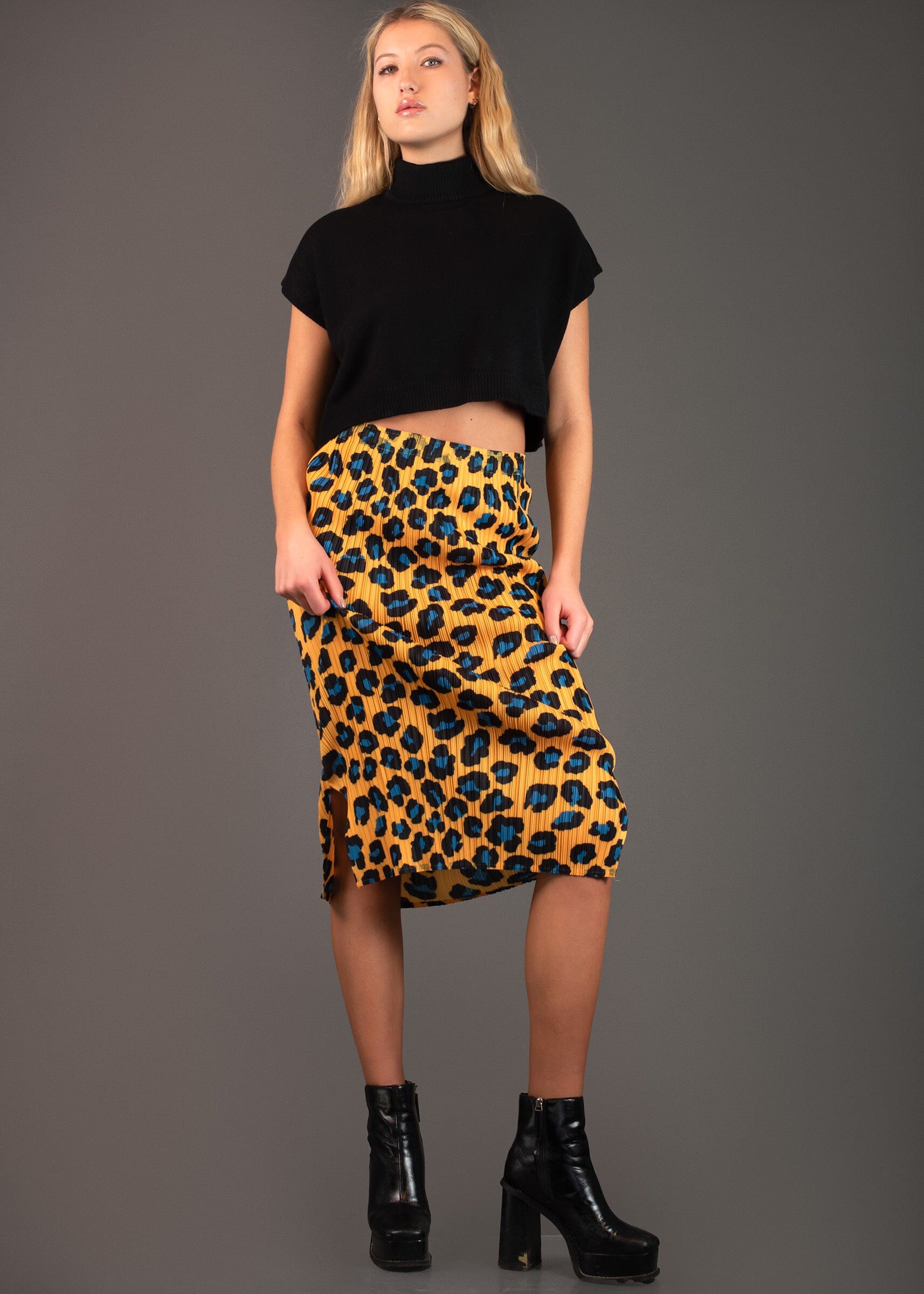 Leopard Print Tube Skirt Skirts Kate Hewko 