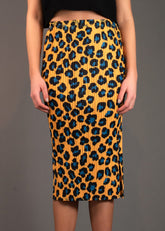 Leopard Print Tube Skirt Skirts Kate Hewko 